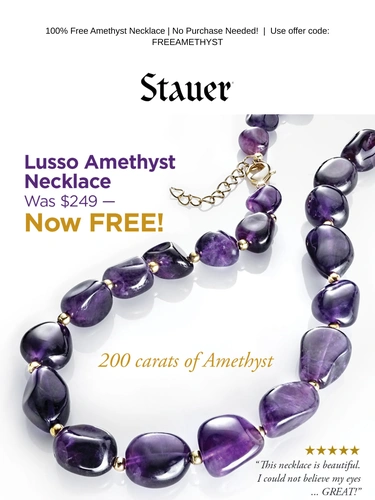Stauer Newsletter