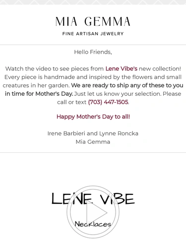 Mia Gemma Newsletter