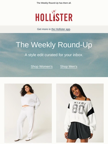 Hollister Co Newsletter