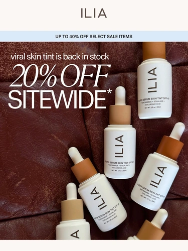 ILIA Beauty Newsletter