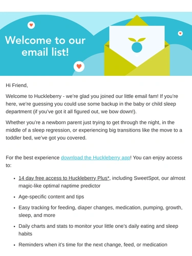 Huckleberry Newsletter