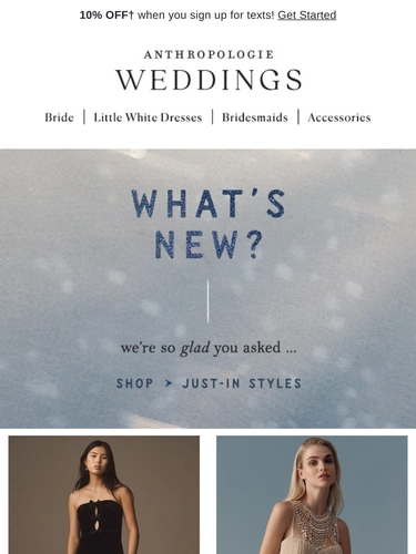 Anthropologie Newsletter