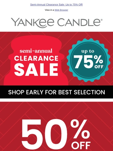 Yankee Candle Newsletter