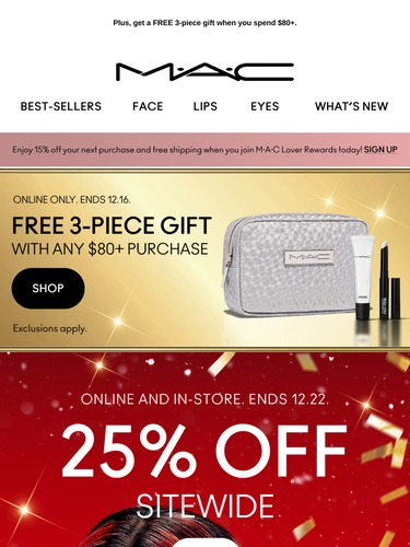 M·A·C Cosmetics Newsletter