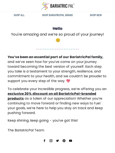 BariatricPal Newsletter