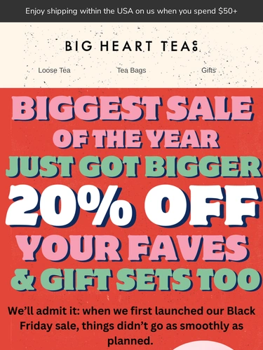 Big Heart Tea Co. Newsletter