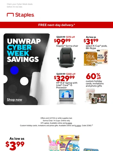 Staples Holiday Campaign