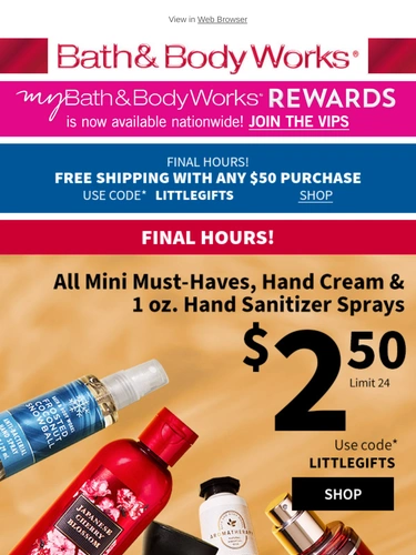 Bath & Body Works Newsletter