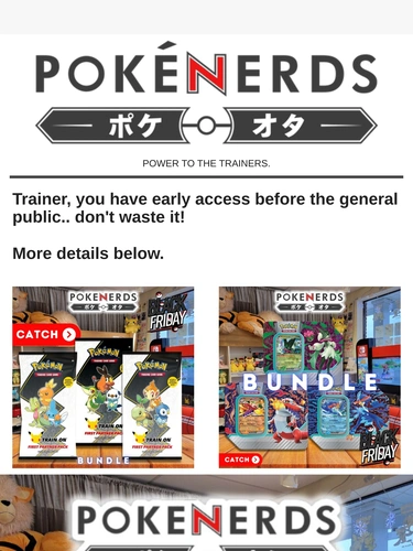 The PokeNerds Store Newsletter