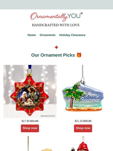 Ornamentally You Holiday Campaign