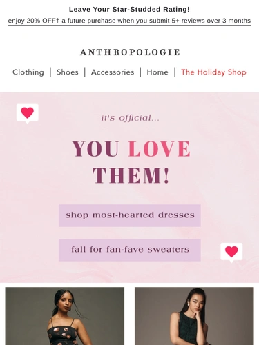 Anthropologie Newsletter