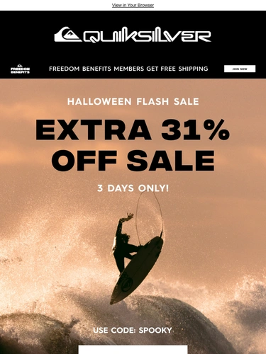 Quiksilver Newsletter