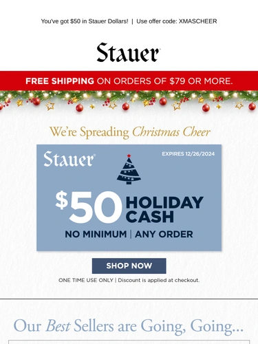 Stauer Newsletter