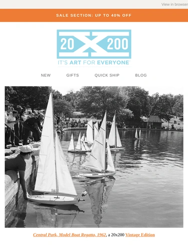 20x200 Newsletter