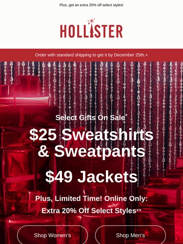 Hollister Co Newsletter