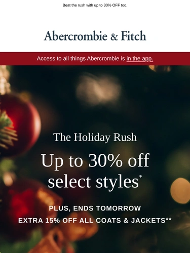 Abercrombie & Fitch Newsletter