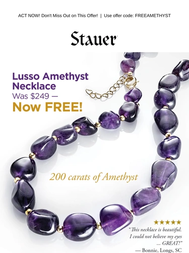 Stauer Sale Announcement