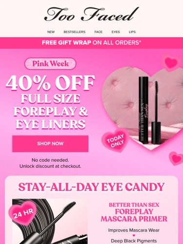 Too Faced Newsletter