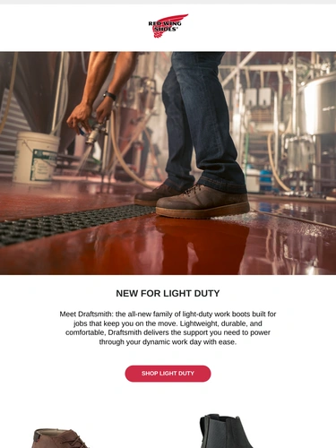 Red Wing Shoes Newsletter