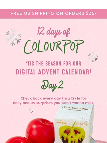 ColourPop Newsletter