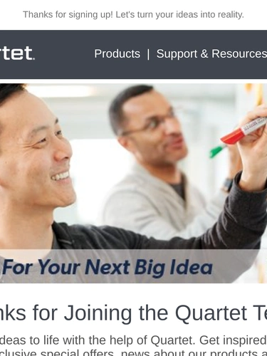 quartet.com Newsletter