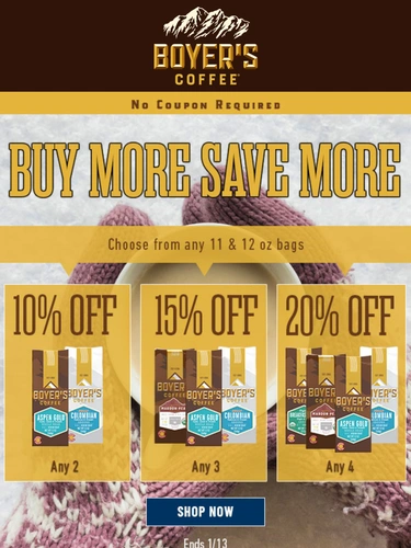 Boyer's Coffee Sale Announcement