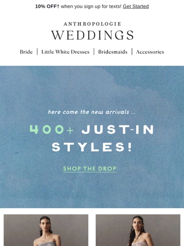 Anthropologie Newsletter