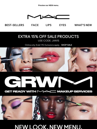 M·A·C Cosmetics Sale Announcement