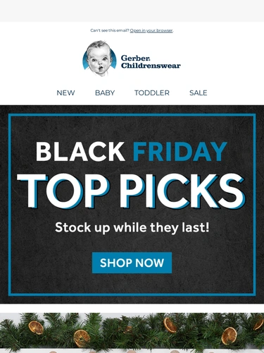 Gerber Childrenswear Newsletter