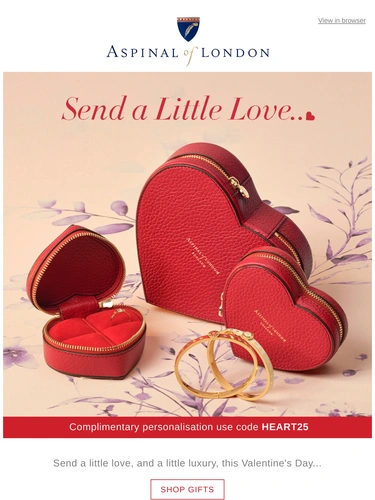 Aspinal of London Holiday Campaign