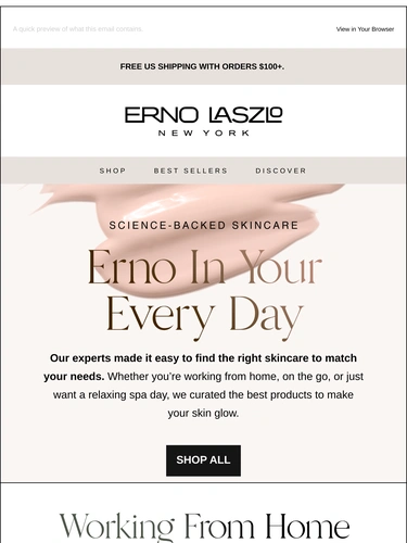 Erno Laszlo Newsletter