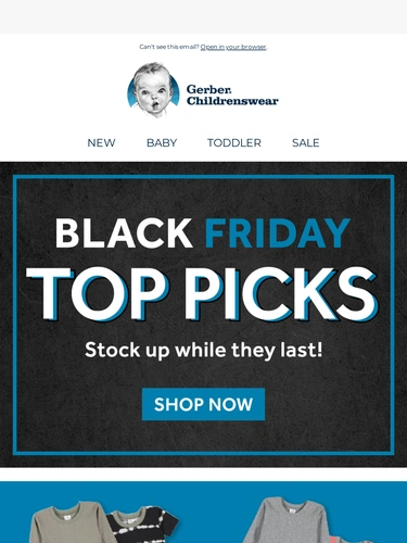 Gerber Childrenswear Newsletter