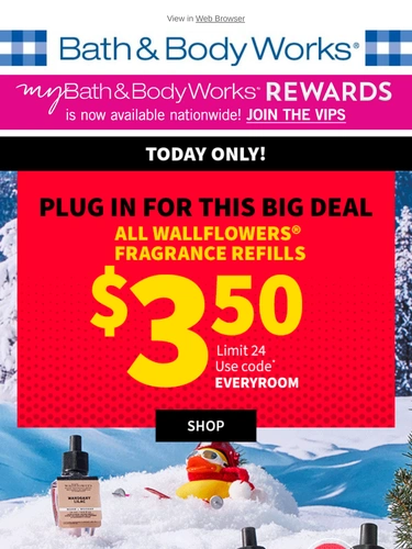 Bath & Body Works Email