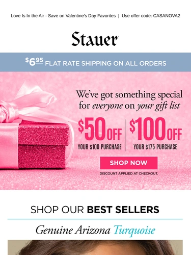 Stauer Holiday Campaign