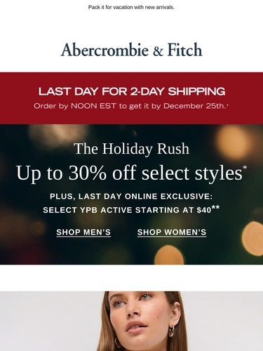 Abercrombie & Fitch Sale Announcement