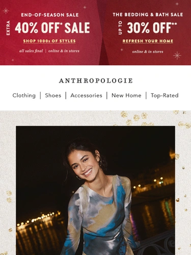 Anthropologie Newsletter