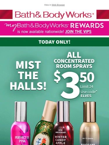 Bath & Body Works Newsletter