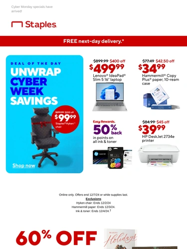 Staples Sale Announcement