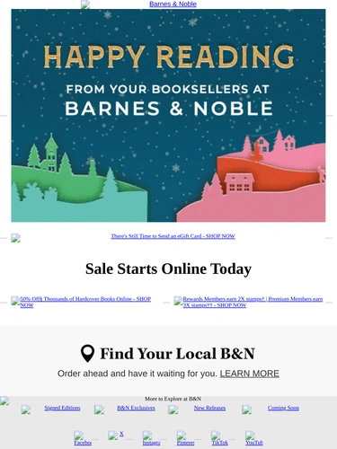 Barnes & Noble Holiday Campaign