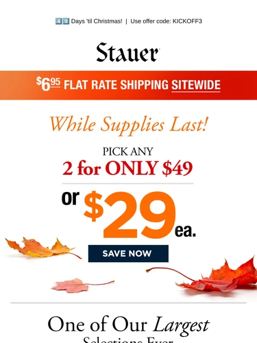 Stauer Newsletter