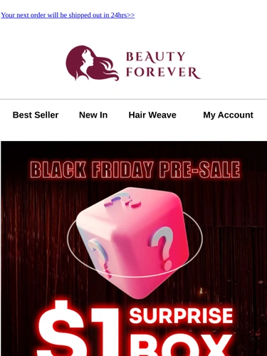 Beauty Forever Sale Announcement