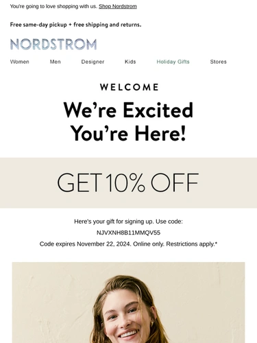 Nordstrom Welcome Series