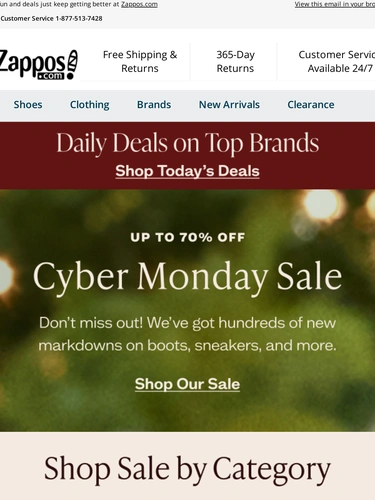 Zappos Newsletter