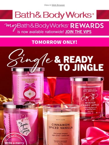 Bath & Body Works Newsletter