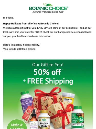 Botanic Choice Newsletter