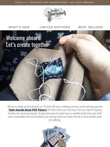 Brooklyn Haberdashery Newsletter