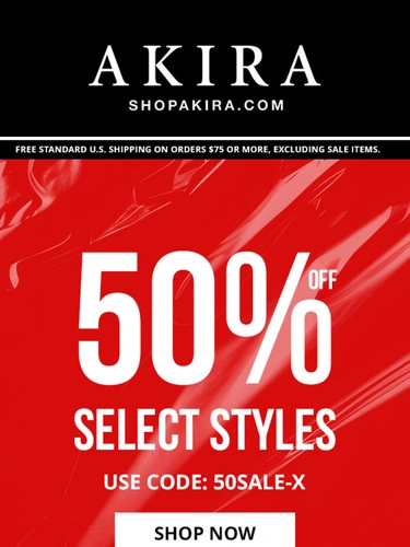 Akira Sale Announcement