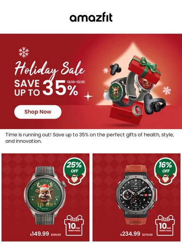 Amazfit Newsletter