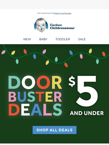 Gerber Childrenswear Newsletter