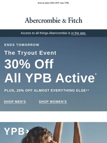 Abercrombie & Fitch Sale Announcement